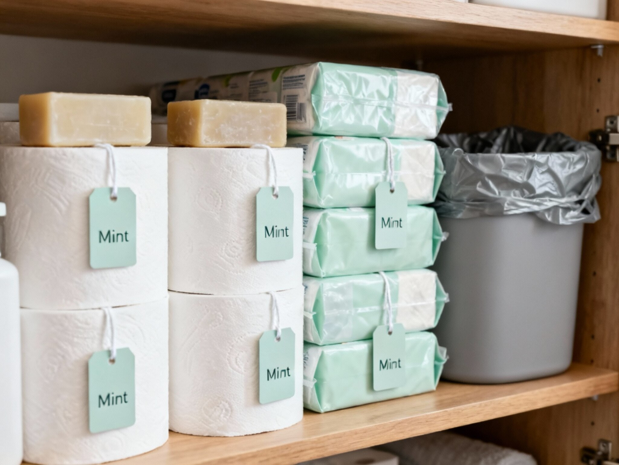 Organised supplies cupboard